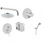 Vitra Origin Zestaw prysznicowy podtynkowy chrom VITRA-ZESTAW3-ORIGIN