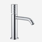 Webert Diadem Bateria umywalkowa 1-otworowa z korkiem klik klak Chrom DD830101.015