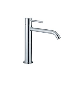 Webert Elio Slim Bateria umywalkowa 1-otworowa z korkiem klik klak Chrom EP833101.015