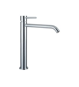 Webert Elio Slim Bateria umywalkowa wysoka 1-otworowa z korkiem klik klak Chrom EP830401.015