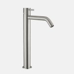 Webert Elio Steel Bateria umywalkowa 1-otworowa wysoka bez korka Stal nierdzewna EA830401.440