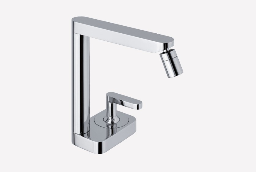 Webert Living Bateria bidetowa 1-otworowa z korkiem klik klak chrom LV840101.015
