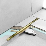 Wiper Intensi 316 UNO Odpływ liniowy 120 cm gold brushed 500.0258.45.120