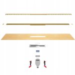 Wiper Intensi 316 UNO Odpływ liniowy 120 cm gold brushed 500.0258.45.120