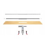 Wiper Intensi 316 UNO Odpływ liniowy 120 silver brush 500.0258.32.120