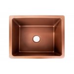 Zlewozmywak Jednokomorowy Cobre miedziany gładki 60x50 cm SLANNAG