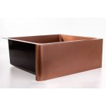 Zlewozmywak Jednokomorowy Cobre miedziany gładki 60x50 cm SLANNAG