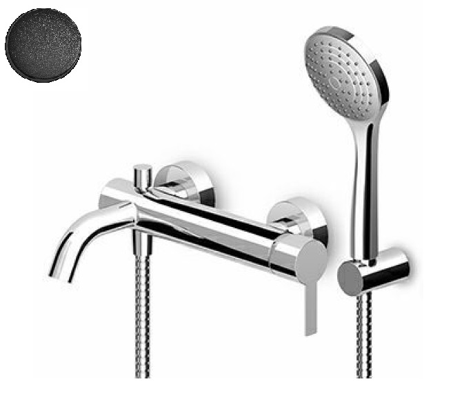 Zucchetti Giil Bateria wannowo-natryskowa Czarny ZGL139.N1