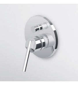 Zucchetti Closer Bateria Wannowo-natryskowa Jednouchwytowa Podtynkowa element zewnętrzny chrom ZCL656