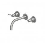 Zucchetti Helm Bateria umywalkowa 3-otworowa podtynkowa 175 mm inox ZHL760.X