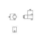 Zucchetti Helm Haczyk inox ZAD850.X