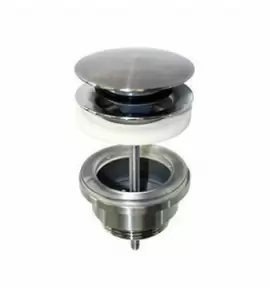 Zucchetti Helm Korek click-clack inox R97778.X