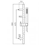 Zucchetti Helm Zestaw prysznicowy inox Z95217.X