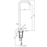 Zucchetti Isystick Bateria Umywalkowa Jednouchwytowa chrom ZP1196