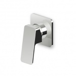 Zucchetti Jingle Bateria natryskowa jednouchwytowa podtynkowa element zewnętrzny chrom ZIN126