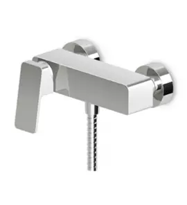 Zucchetti Jingle Bateria natryskowa jednouchwytowa naścienna chrom ZIN136