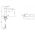 Zucchetti Jingle Bateria umywalkowa jednouchwytowa bez korka chrom ZIN693