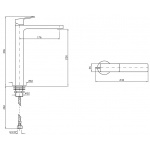 Zucchetti Jingle Bateria umywalkowa jednouchwytowa bez korka chrom ZIN694