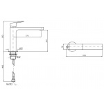 Zucchetti Jingle Bateria umywalkowa jednouchwytowa bez korka chrom ZIN695