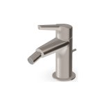 Zucchetti Medameda Bateria bidetowa jednootworowa z korkiem automatycznym Brushed Nickiel ZMM387.C3