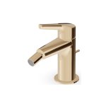 Zucchetti Medameda Bateria bidetowa jednootworowa z korkiem automatycznym British Gold PVD ZMM387.P30