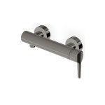 Zucchetti Medameda Bateria natryskowa jednouchwytowa ścienna Metal Black ZMM076.C50
