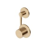 Zucchetti Medameda Bateria termostatyczna natryskowa podtynkowa - element zewnętrzny Brushed British Gold PVD ZMM801.P31