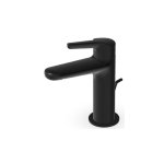 Zucchetti Medameda Bateria umywalkowa jednootworowa z korkiem automatycznym Brushed Total Black PVD ZMM710.P81
