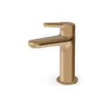 Zucchetti Medameda Bateria umywalkowa jednootworowa bez korka Brushed British Gold PVD ZMM713.P31