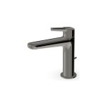 Zucchetti Medameda Bateria umywalkowa jednootworowa z korkiem automatycznym Metal Black ZMM711.C50