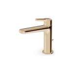 Zucchetti Medameda Bateria umywalkowa jednootworowa z korkiem automatycznym British Gold PVD ZMM711.P30