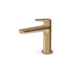 Zucchetti Medameda Bateria umywalkowa jednootworowa bez korka Brushed British Gold PVD ZMM714.P31