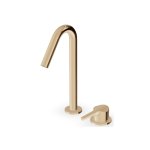Zucchetti Medameda Bateria umywalkowa 2-otworowa wysoka British Gold PVD ZMM418.P30