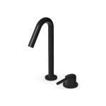 Zucchetti Medameda Bateria umywalkowa 2-otworowa wysoka Brushed Total Black PVD ZMM418.P81