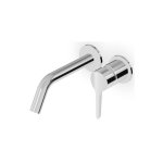 Zucchetti Medameda Bateria umywalkowa podtynkowa 2-otworowa 175 mm - element zewnętrzny Chrom ZMM679