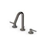 Zucchetti Medameda Bateria umywalkowa 3-otworowa z korkiem automatycznym Metal Black ZMM5503.C50