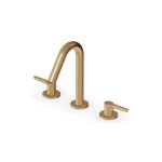 Zucchetti Medameda Bateria umywalkowa 3-otworowa bez korka Brushed British Gold PVD ZMM5504.P31