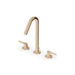 Zucchetti Medameda Bateria umywalkowa 3-otworowa z korkiem automatycznym British Gold PVD ZMM5506.P30