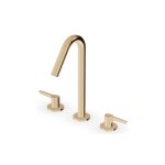 Zucchetti Medameda Bateria umywalkowa 3-otworowa bez korka British Gold PVD ZMM5507.P30