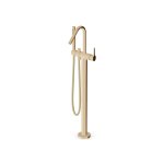 Zucchetti Medameda Bateria wannowa wolnostojąca z zestawem natryskowym - element zewnętrzny British Gold PVD ZMM748.P30