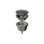 Zucchetti Medameda Korek klik-klak uniwersalny Metal Black R97755.C50