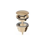 Zucchetti Medameda Korek klik-klak uniwersalny British Gold PVD R97755.P30