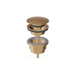 Zucchetti Medameda Korek klik-klak uniwersalny Brushed British Gold PVD R97755.P31