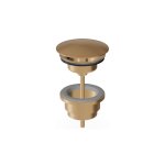 Zucchetti Medameda Korek klik-klak uniwersalny Brushed British Gold PVD R97760.P31