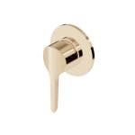 Zucchetti Medameda Mieszacz podtynkowy jednouchwytowy - element zewnętrzny British Gold PVD ZMM780.P30