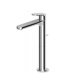 Zucchetti Nikko Bateria umywalkowa jednouchwytowa wysoka z korkiem 1¼” chrom ZKK701