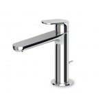 Zucchetti Nikko Bateria umywalkowa jednouchwytowa z wydłużoną wylewką z korkiem 1¼” chrom ZKK699