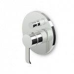 Zucchetti On Bateria wannowo-natryskowa jednouchwytowa podtynkowa element zewnętrzny chrom ZON127