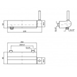 Zucchetti Pan Bateria Natryskowa Jednouchwytowa ZP6068