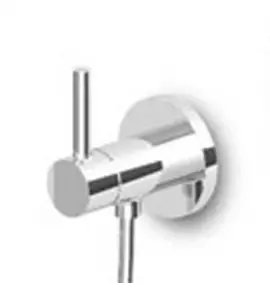 Zucchetti Pan Bateria natryskowa jednouchwytowa podtynkowa element zewnętrzny chrom ZP6072